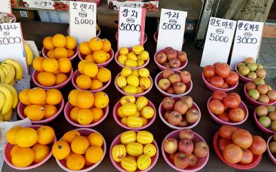 ¿Cuánto cuesta la fruta en Corea del Sur?